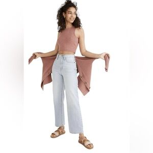 Madewell Perfect Vintage Wide-leg Crop Jeans in Edmunds Wash